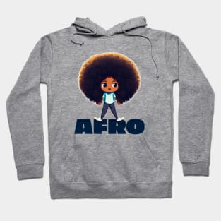 Afro || Adorable Kid With a Huge Afro Hoodie